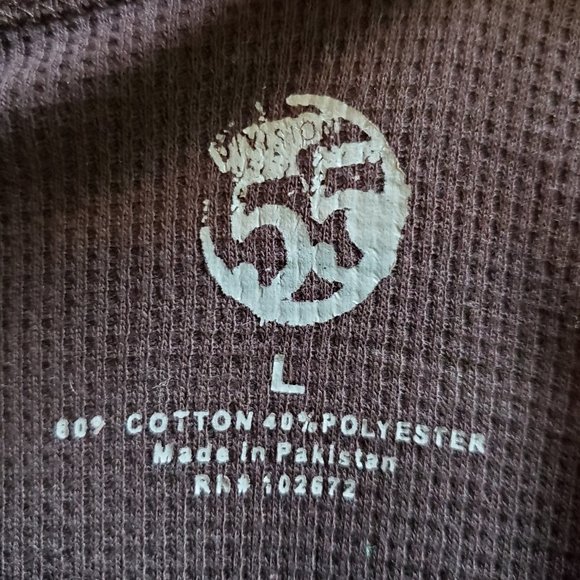 Division 55 Brown Crew Neck Jersey Size Large - Picture 8 of 13